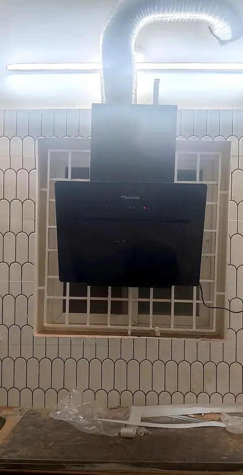 Angular chimney install